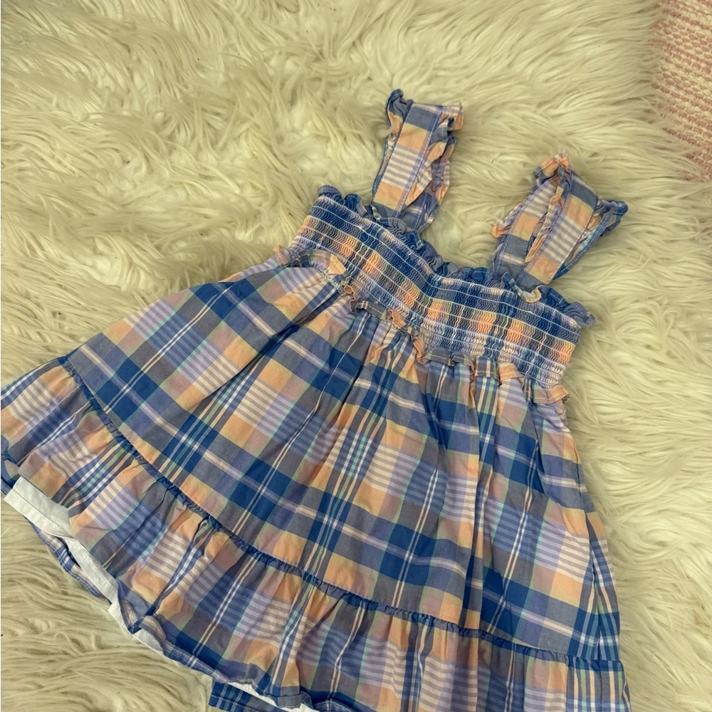 Janie and Jack Pastel Plaid Dress